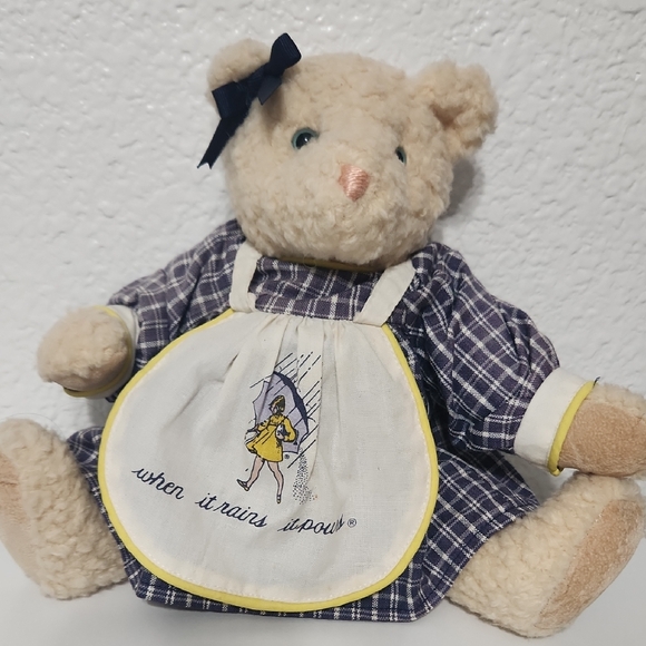 Morton Other - Teddy Bear Plush Vintage Morton Salt